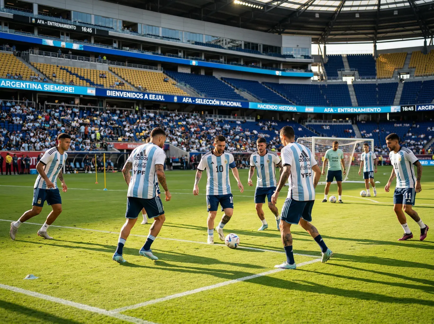 La selección argentina, campeona del mundo vigente, se prepara para defender su título en el Mundial 2026
