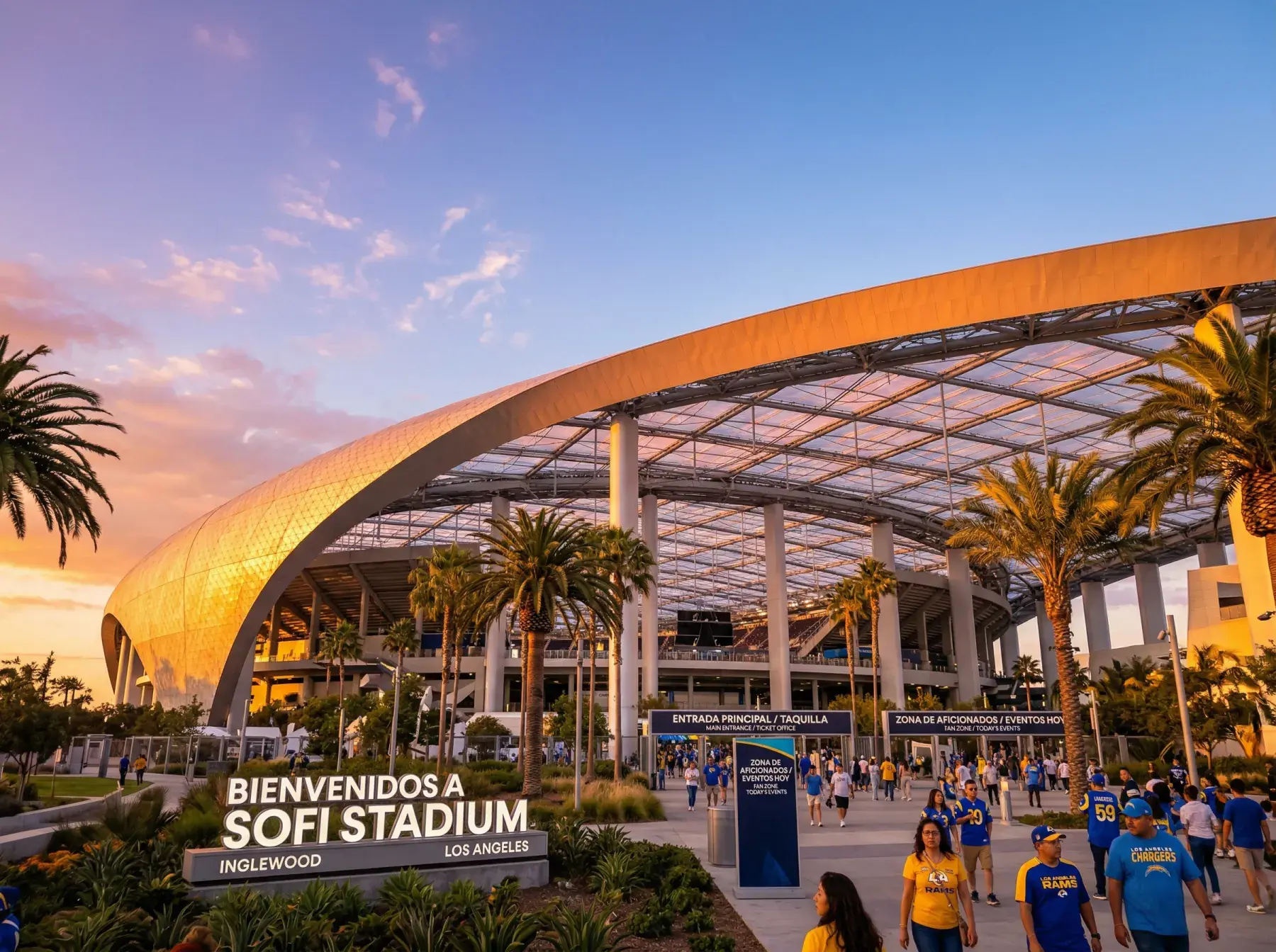 SoFi Stadium de Los Ángeles, sede del Mundial 2026
